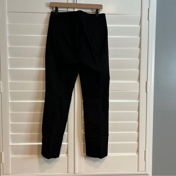J Crew Straight Leg Pull On Legging with Side Zip Black Size 8 - Picture 4 of 4